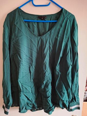 Mooie groene Zizzi blouse maat 44/46 beschikbaar voor biedingen