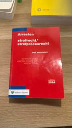 Arresten strafrecht/strafprocesrecht 2024, Ophalen of Verzenden, Zo goed als nieuw