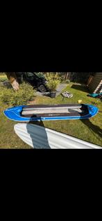 Opblaasbare kano met stoeltjes en peddels, 2 volw. 1kind, Watersport en Boten, Kano's, Ophalen, Twee personen, Overige typen