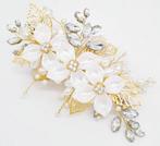 Luclo Arts Winter Bride Haarkam #1 - One of a Kind!, Luclo Arts, Wit, Nieuw, Ophalen of Verzenden