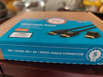 HDMI Kabel 2m - Ultra HD 4K - Nieuw! beschikbaar voor biedingen