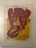 Jan Cremer 1992, Tulipes, tulp, zeefdruk 83/250 , litho?, Antiek en Kunst, Ophalen