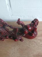 Japans vintage beeldje geluksgoden Ebisu en Daikoku, Antiek en Kunst, Ophalen of Verzenden