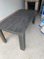 Eet tafel zwart rechthoekig, Zo goed als nieuw, Vijf personen of meer, Rechthoekig, 50 tot 100 cm