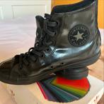 Zwarte lak Converse All Stars Hoge Sneakers 41, Ophalen of Verzenden, Gedragen, Zwart, Sneakers of Gympen