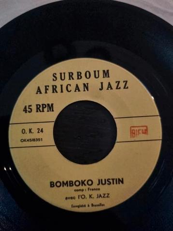 Single Orchestre T.P.O.K. Jazz : Bomboko Justin  AFRICAN JAZ beschikbaar voor biedingen