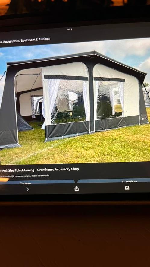Dorema starcamp TOURER 240. Mt15 (SPLINTERNIEUW!!!) fendt515, Caravans en Kamperen, Voortenten en Luifels, Nieuw, Ophalen of Verzenden