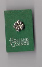 Holland Casino Klavertje 4 pin, Verzamelen, Speldjes, Pins en Buttons, Nieuw, Transport, Verzenden