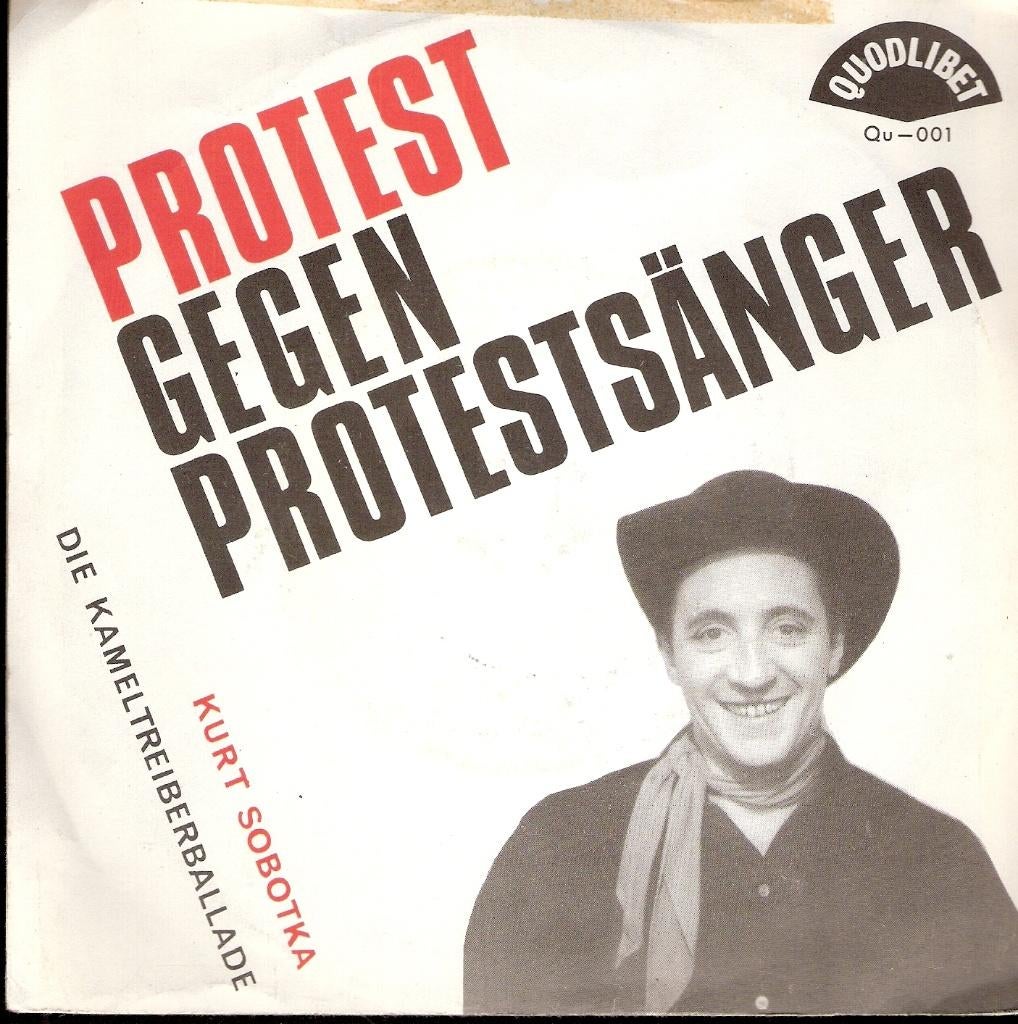 Sobotka - Protest gegen Protestsänger._ZELDZAAM!! RARE!!, Boeken, Ophalen, Gelezen