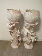 Vintage plantenstaander met bak merk Bassano, Ophalen of Verzenden, Gebruikt