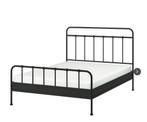 bed ikea STJÄRNÖ, Ophalen, Gebruikt, Zwart, Tweepersoons
