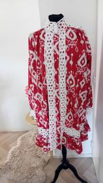 Amaya Amsterdam jurk kaftan tuniek terra rood print  XS/S/M, Kleding | Dames, Jurken, Ophalen of Verzenden, Zo goed als nieuw