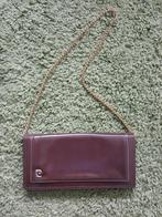 Vintage jaren 70 Pierre Cardin Paris bruine lederen tas, Verzenden, Zo goed als nieuw, Bruin, Schoudertasje