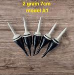 HANDGEMAAKTE VLOK/ZEELT DOBBER 2 GRAM BALSAHOUT €3,50 PST, Ophalen of Verzenden, Nieuw, Dobber of Lood