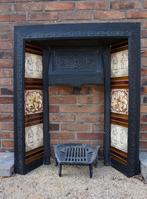 Antieke gietijzeren inzet haard met tegels, Ophalen, Gebruikt, Inzethaard, Overige soorten