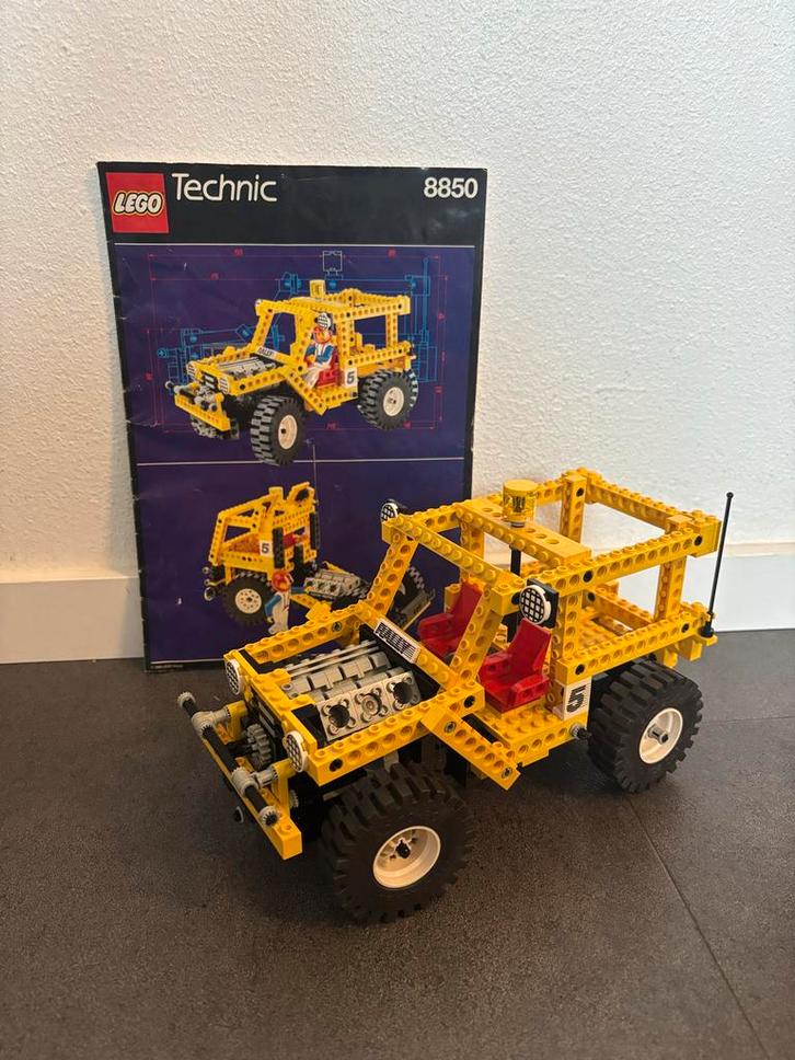 Lego Technic 8850 / 8074 Vintage Set, Kinderen en Baby's, Speelgoed | Duplo en Lego, Gebruikt, Lego, Losse stenen, Ophalen of Verzenden