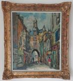 Prachtig Schilderij  "straat", Ophalen of Verzenden