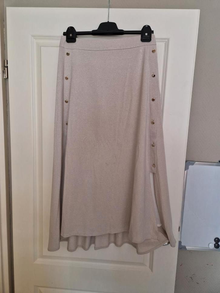 Lilytime Rok - Maat 36, Kleding | Dames, Rokken, Zo goed als nieuw, Maat 36 (S), Beige, Boven de knie, Ophalen of Verzenden