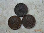 3 x 1/2 cent 1894,1903 en 1906, Postzegels en Munten, Munten | Nederland, Ophalen of Verzenden, Koningin Wilhelmina, Overige waardes