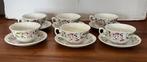 Pontesa kopjes met schotels 6x, Antiek en Kunst, Ophalen of Verzenden