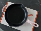 Le Creuset Skillet Grillpan 23cm Pink, Ophalen of Verzenden, Zo goed als nieuw, Gietijzer