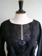 NIEUW __ aparte MARIA TAILOR blouse met zijde mt. M, Kleding | Dames, Maat 38/40 (M), Verzenden, Zwart, Maria Tailor