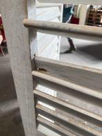 3-delige Jaloezie / Louvre panelen - White wash, Huis en Inrichting, Woonaccessoires | Kamerschermen, Ophalen of Verzenden, Gebruikt