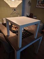Witte Bijzettafel / Salontafel, Antiek en Kunst, Ophalen of Verzenden