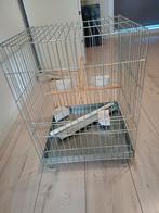 Te koop Papegaai kooi, Ophalen of Verzenden, Zo goed als nieuw, Metaal, Vogelkooi