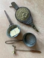 koperen keukengerei - antiek - blaasbalg - kaars snuiter, Ophalen, Koper