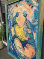 Mooie grote eyecatcher, Ophalen of Verzenden, Schilderij, 75 cm of meer