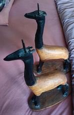 2 beelden van herten, Verzamelen, Beelden en Beeldjes, Ophalen of Verzenden