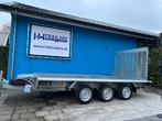 Nieuwe Machinetransporter 398x185x30 gvw 3500 KG., Auto diversen, Aanhangers en Bagagewagens, Ophalen, Nieuw