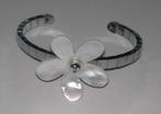 Mooie ARMBAND met strass steentje, Ophalen of Verzenden, Nieuw, Zilver, Met strass