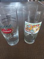 Twee Brand bierglazen, Ophalen of Verzenden