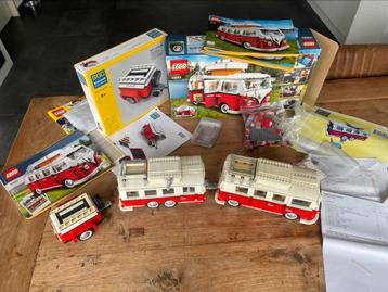 Unieke Lego VW T1 set 10220 met uitbreidingen beschikbaar voor biedingen
