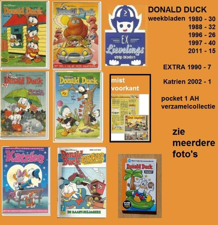 Donald duck weekbladen / extra / katrien 1980-2011, Boeken, Stripboeken, Zo goed als nieuw, Meerdere stripboeken, Ophalen of Verzenden