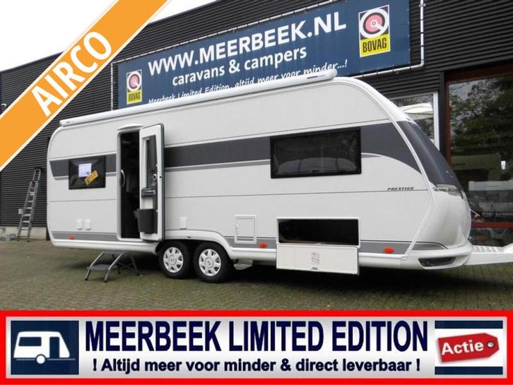 Hobby Prestige 620 CL 4554,= KORTING +MOVER+THULE+AIRCO ETC!, Caravans en Kamperen, Caravans, tot en met 4, 1500 - 2000 kg, Rondzit