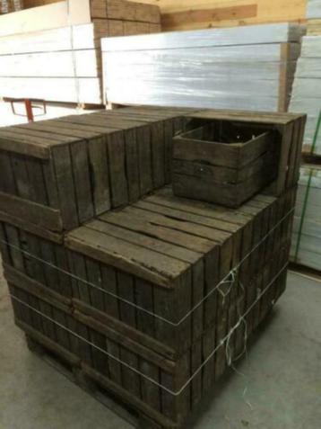 3-lats fruitkisten / veilingkisten stevig , grote partij beschikbaar voor biedingen