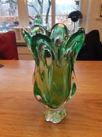Kristal glas bohemian vaas, Antiek en Kunst, Antiek | Glas en Kristal, Ophalen of Verzenden