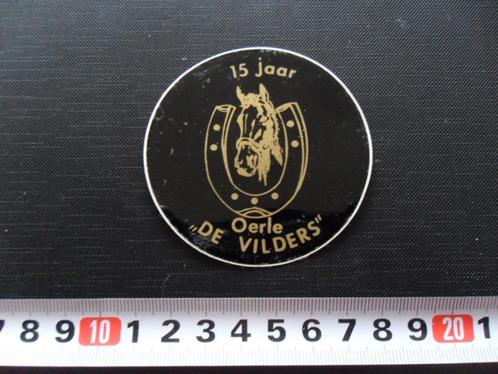 sticker Oerle 15 jaar DE VILDERS  manege paard, Verzamelen, Stickers, Zo goed als nieuw, Bedrijf of Vereniging, Ophalen