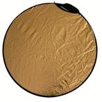 REFLECTIESCHERM goud / wit, diameter ruim 80 cm., Gebruikt, Overige typen, Ophalen of Verzenden, X