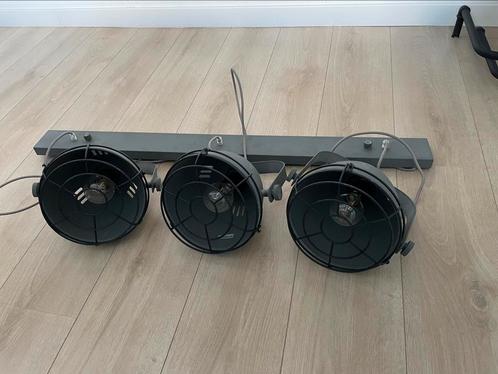 Hanglamp grijs industrieel, Huis en Inrichting, Lampen | Hanglampen, Zo goed als nieuw, Minder dan 50 cm, Ophalen