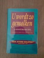 Kick vander Veer - U wordt zo gemolken, Ophalen of Verzenden, Zo goed als nieuw, Cabaret