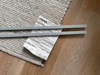 2x Gordijnrail Vidga IKEA grijs 140 cm, Ophalen, Nieuw, 100 tot 250 mm, Overige typen