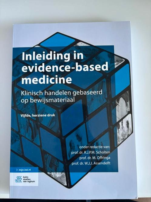 Inleiding in evidence-based medicine, Boeken, Wetenschap, Zo goed als nieuw, Ophalen of Verzenden