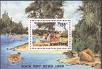 nederlandse antillen 1989 - nvph 925 Blok -Kinderzegels, Postzegels en Munten, Postzegels | Nederlandse Antillen en Aruba, Verzenden