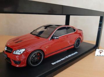 Mercedes C63 AMG Coupe Edition 507 2014 Rood GT Spirit 1:18 beschikbaar voor biedingen