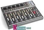 Mengpaneel, 7-kanaals muziek mixer, USB, MP3, Fantoomvoeding