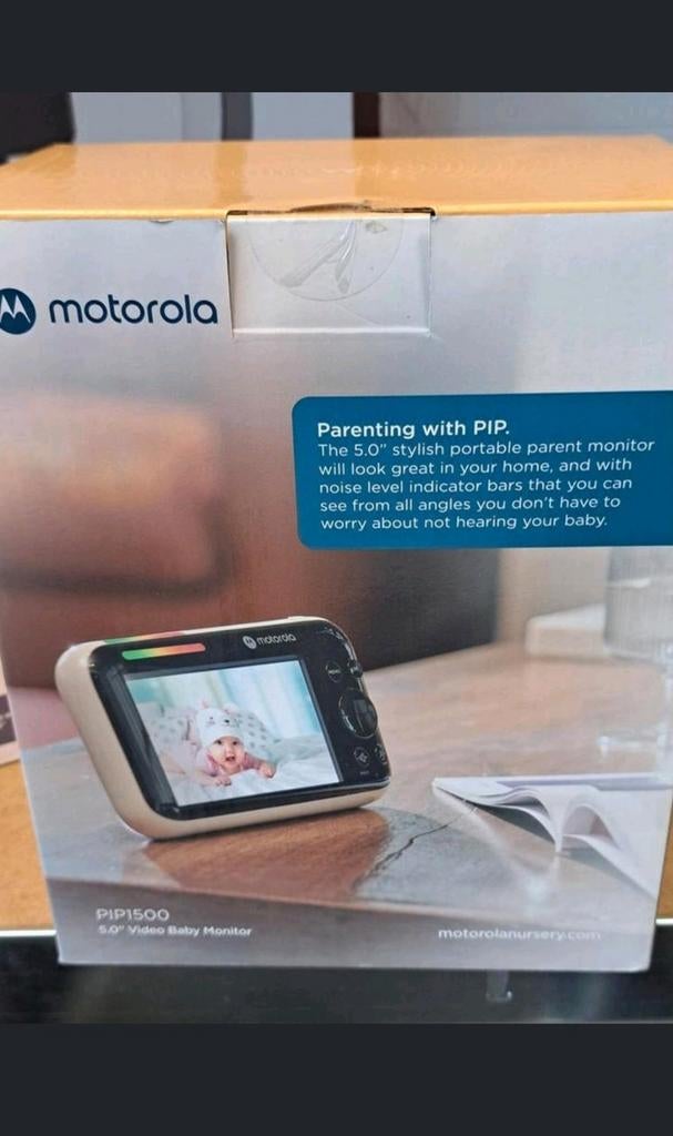 Motorola PIP1500 Babyfoon met Camera - Nieuw, Kinderen en Baby's, Babyfoons, Camera, TBD, Nieuw, Ophalen of Verzenden